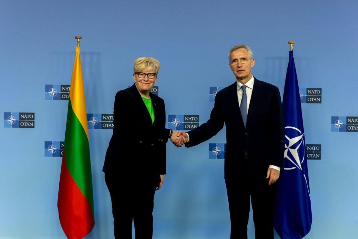 Ingrida Šimonytė ir Jensas Stoltenbergas | lrv.lt nuotr.