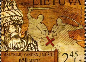 Mėlynųjų vandenų mūšis | Lietuvos paštas, viešo naudojimo Wikimedios Commons nuotr.