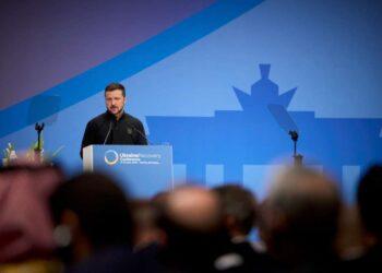 Ukrainos prezidentas V Zelenskis pasakė Bundestage 2025 06 11 | president.gov.ua nuotr.