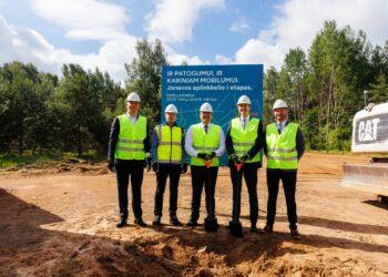 Jonavos aplinkkelio statybų pradžia | sumin.lrv.lt nuotr.