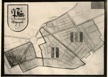 Kauno geto planas – Didysis ir Mažasis getai. 1941 m. | Lietuvos centrinio valstybės archyvo nuotr.