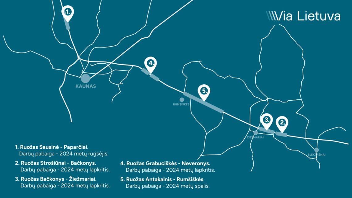 Darbai kelyjė A1 | „Via Lietuva“ nuotr.