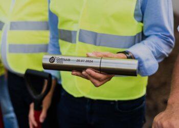 Naujos AB Akola Group sėklų gamyklos Latvijoje simbolinės kapsulės įkasimo iškilmės | akolagroup.lt nuotr.