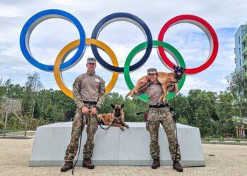 Kariuomenės kinologai dirbo olimpinese žaidynėse | JVIB nuotr.
