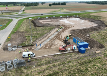 Įkrovimo parko statybos | enmin.lrv.lt nuotr.