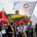 Protestuotojai reikalauja Sporto rūmus atiduoti Sąjūdžio, o ne žydų kapinių įamžinimui