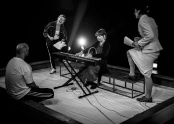 Repeticijos „Reforma“ akimirka | A. Gudo nuotr.