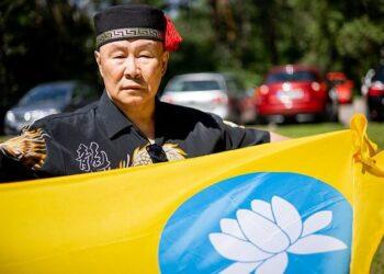 Oiratų-kalmukų tautos kongreso vicepirmininkas Vladimiras Dovdanovas | IUATV nuotr.