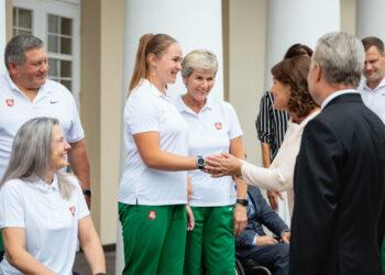 Prezidentas išlydi Lietuvos sportininkus | E. Kinaičio nuotr.