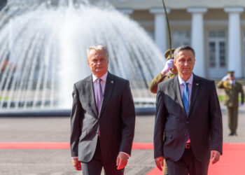 Gitanas Nausėda ir Denisas Bečirovičius | R. Dačkaus nuotr.