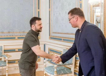 V. Zelenskis ir L. Kasčiūnas | KAM nuotr.